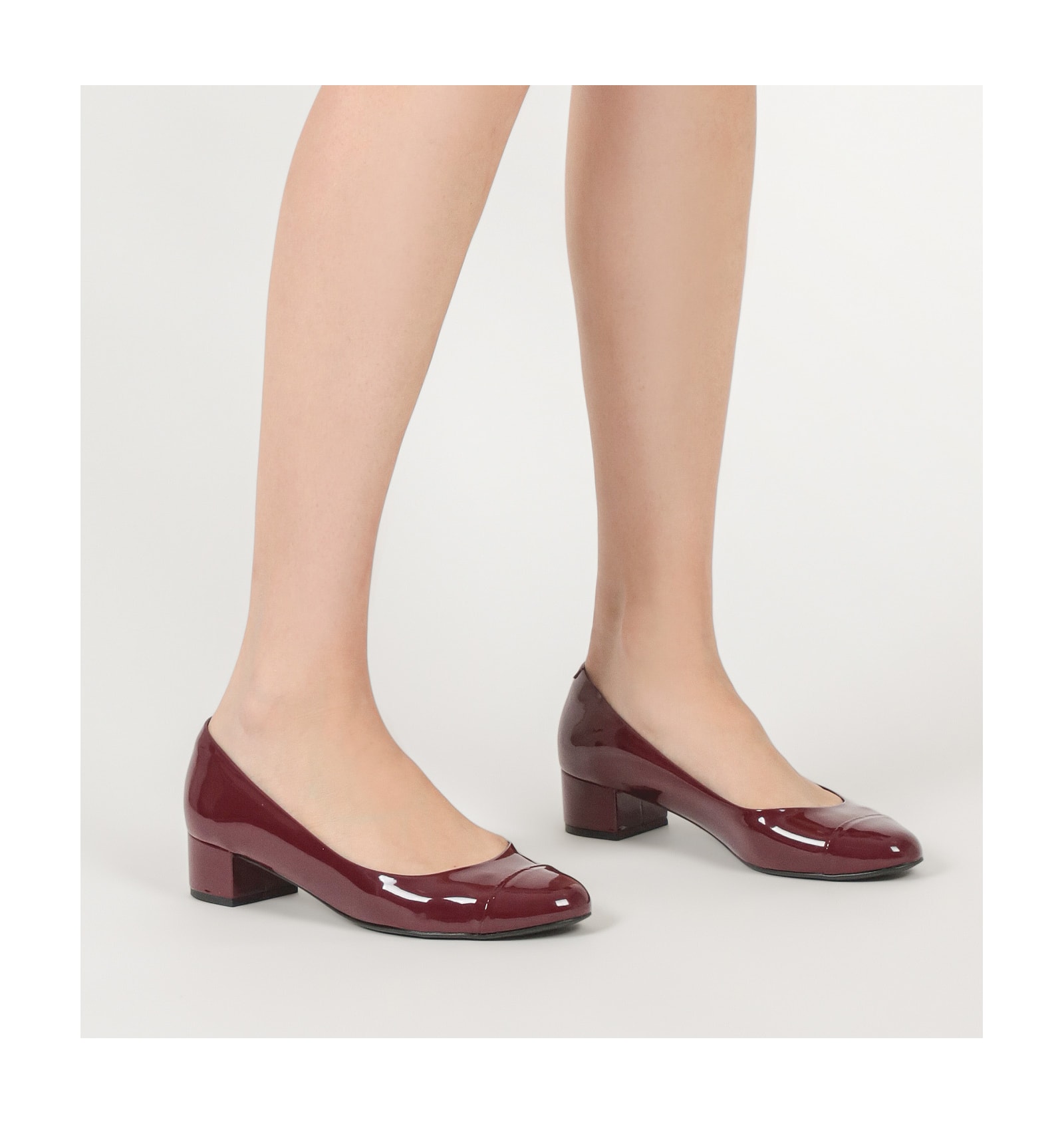 Scarpin Basic Verniz Vinho