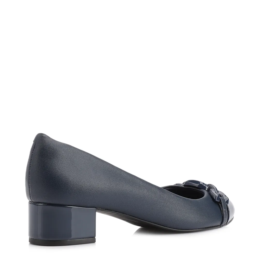 Scarpin Bridão Alt Azul /Verniz Azul - imagem 4