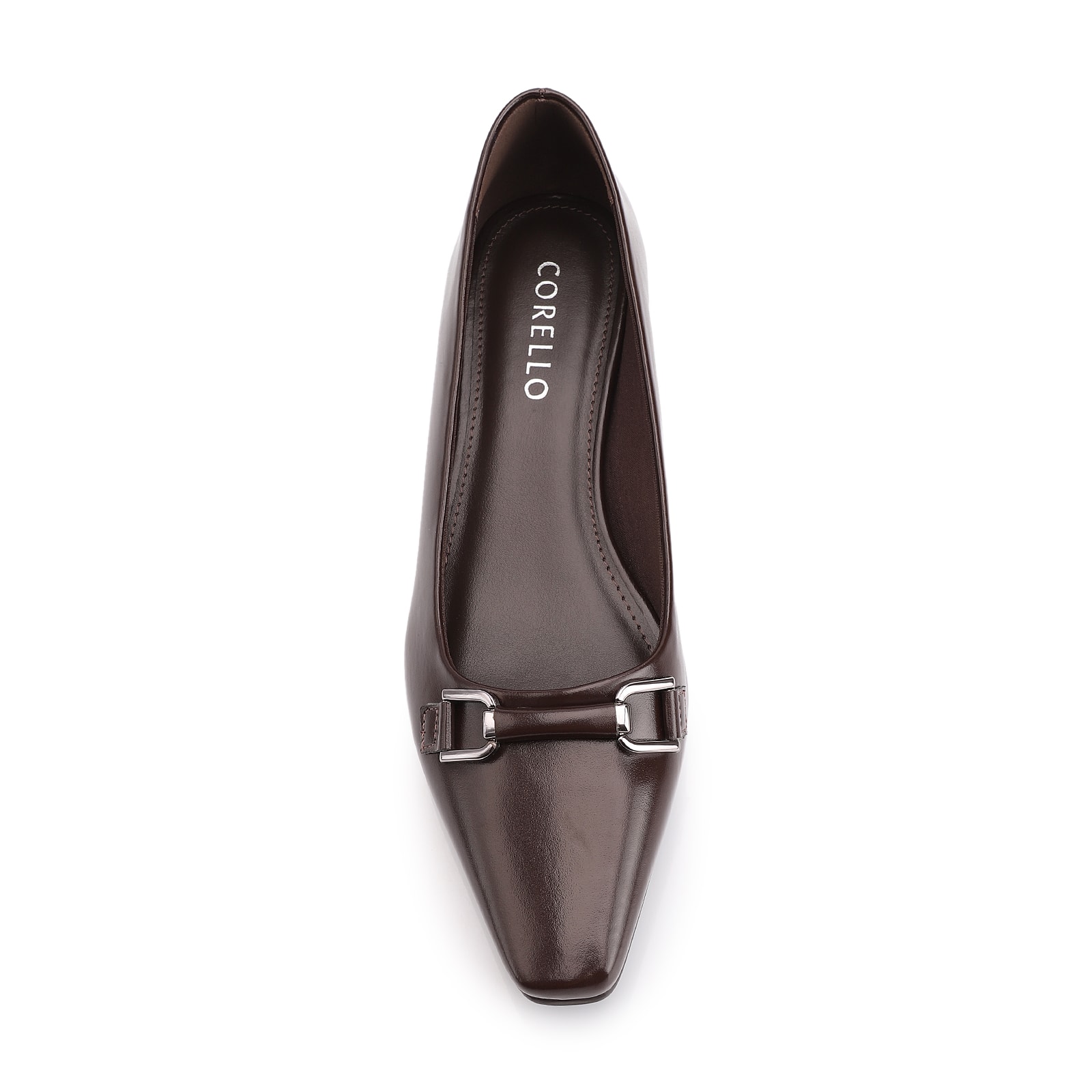 Scarpin Bridão Alt Marrom Escuro