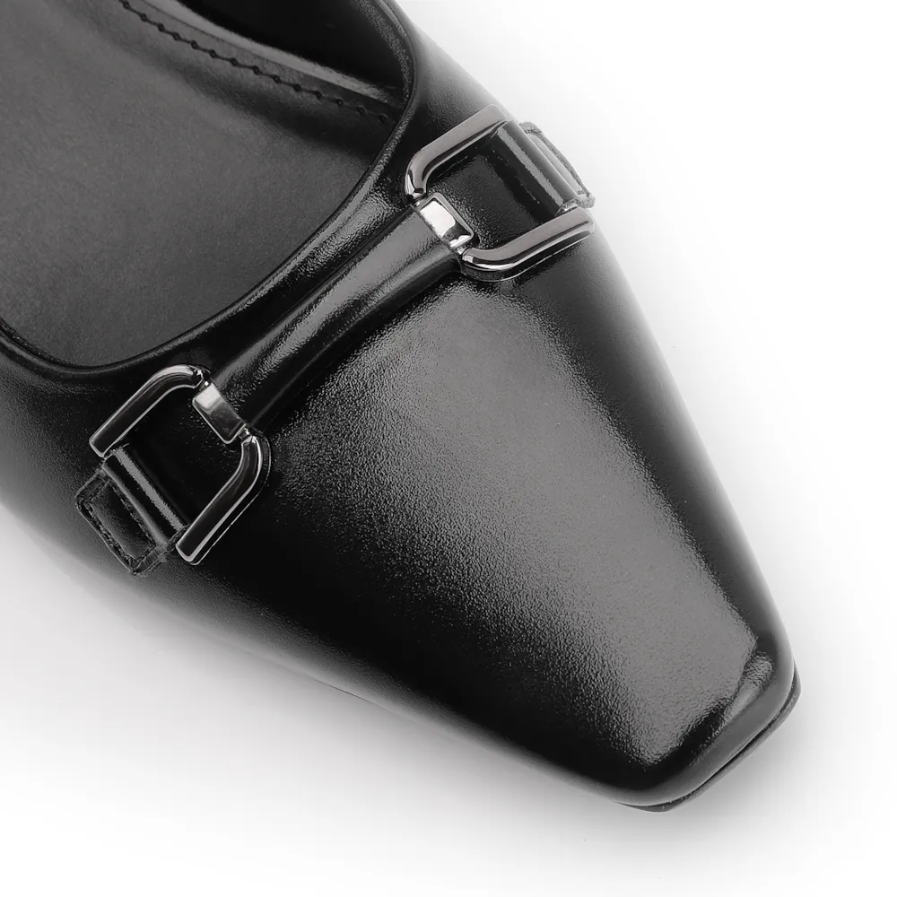 Scarpin Bridão Alt Preto - imagem 6