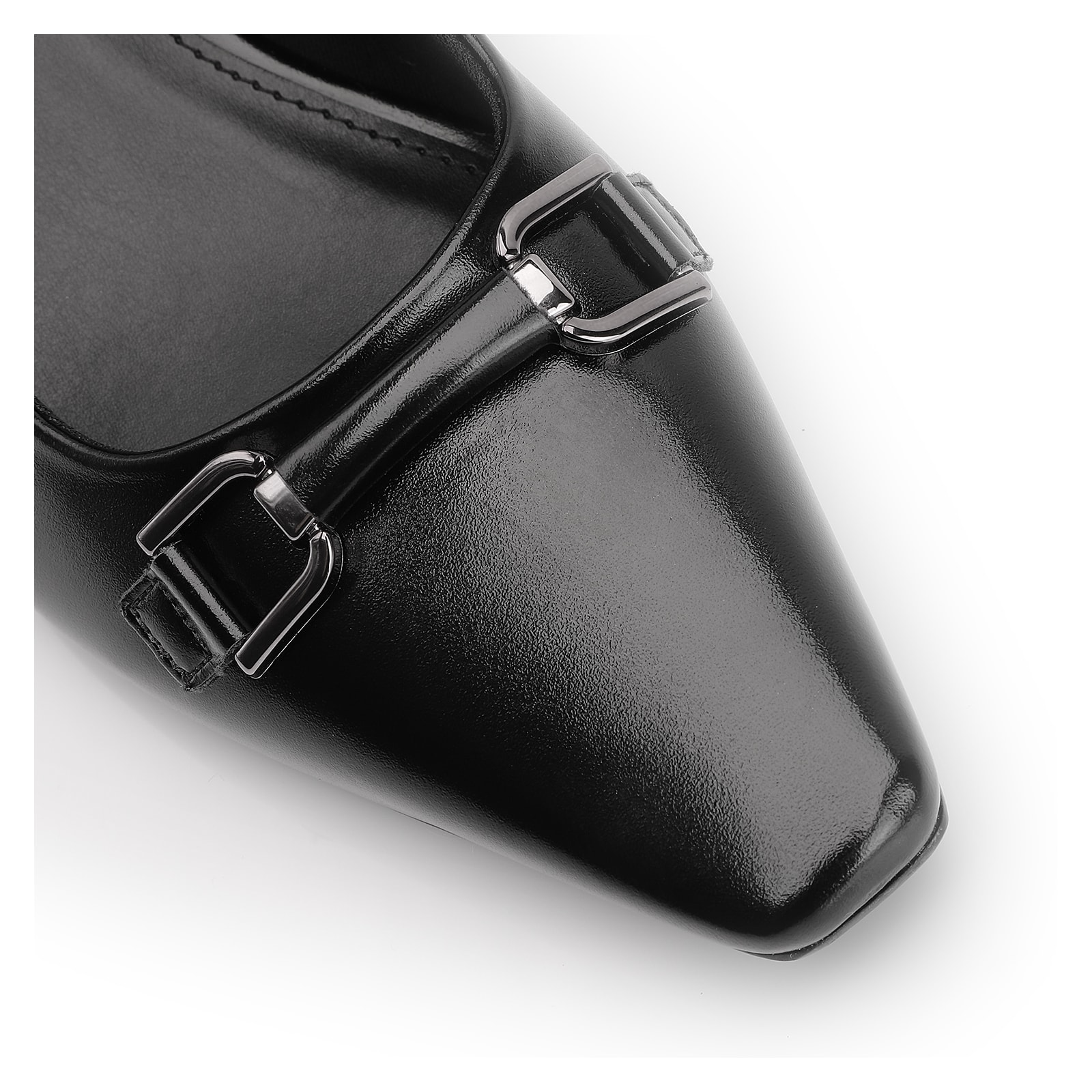 Scarpin Bridão Alt Preto