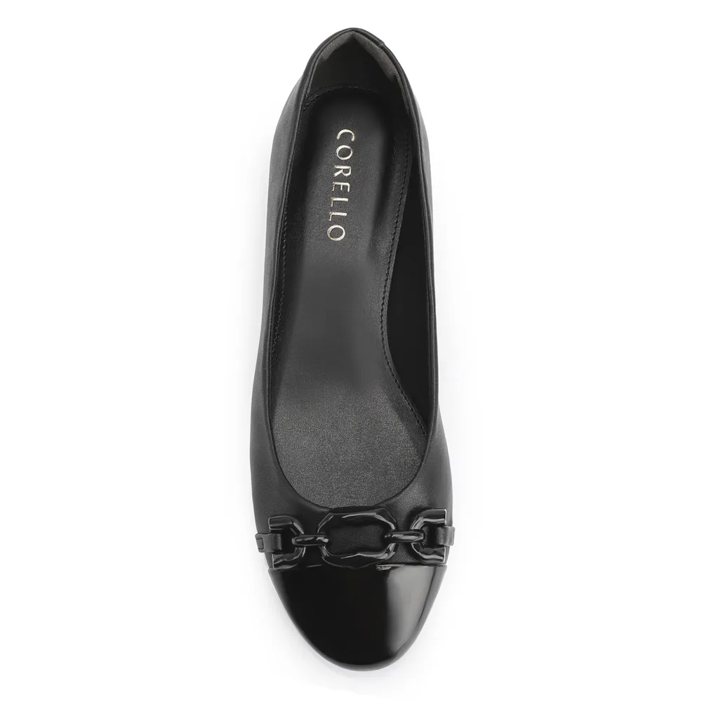 Scarpin Bridão Alt Preto/Verniz Preto - imagem 6