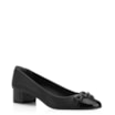 Scarpin Bridão Alt Preto/Verniz Preto - imagem 1
