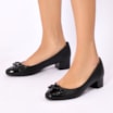 Scarpin Bridão Alt Preto/Verniz Preto - imagem 2