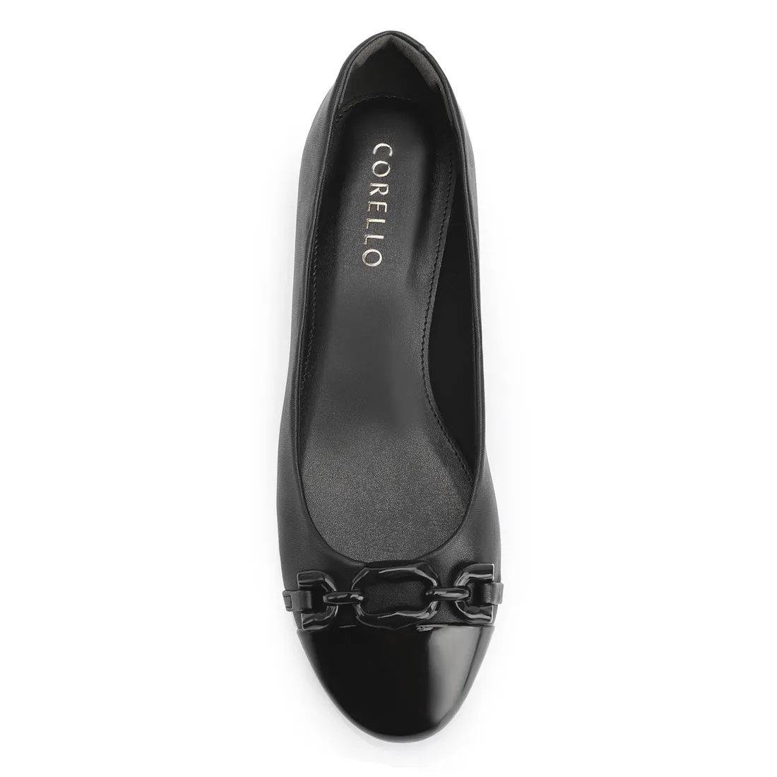 Scarpin Bridão Alt Preto/Verniz Preto - foto 6