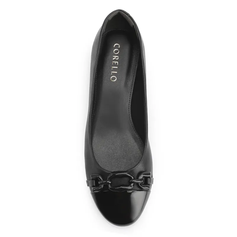 Scarpin Bridão Alt Preto/Verniz Preto - foto 6