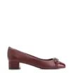 Scarpin Bridão Alt Vinho/Verniz Vinho - imagem 3
