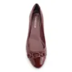 Scarpin Bridão Alt Vinho/Verniz Vinho - imagem 6