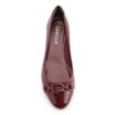 Scarpin Bridão Alt Vinho/Verniz Vinho - imagem 6