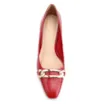 Scarpin Bridão Couro Croco Vermelho - imagem 6