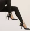Scarpin Bridão Couro Preto - imagem 2