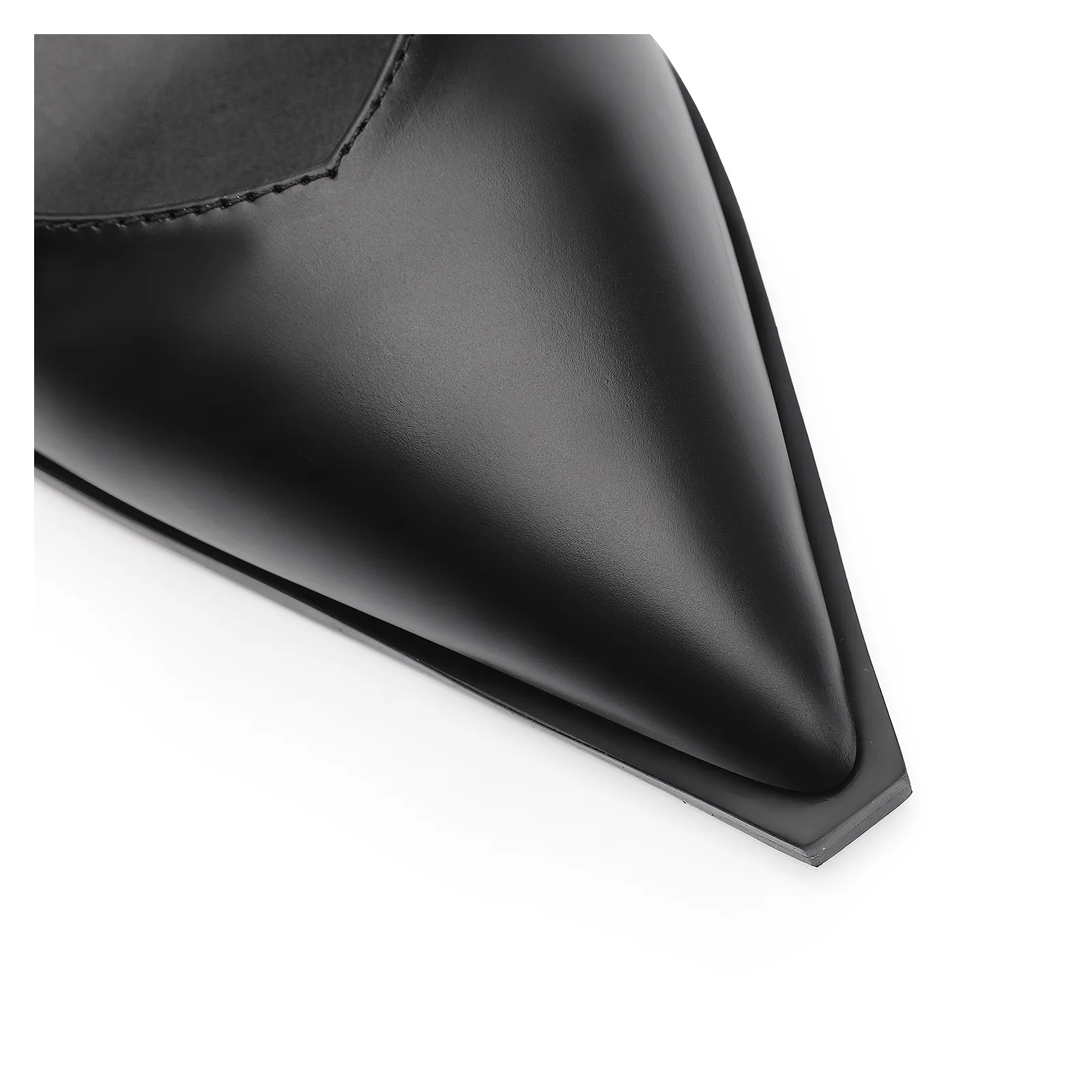 Scarpin Bridão Couro Preto