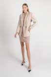 Scarpin Cecília Couro Off White/Verniz Preto - imagem 8