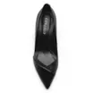 Scarpin Cecília Couro/Verniz Preto - imagem 5