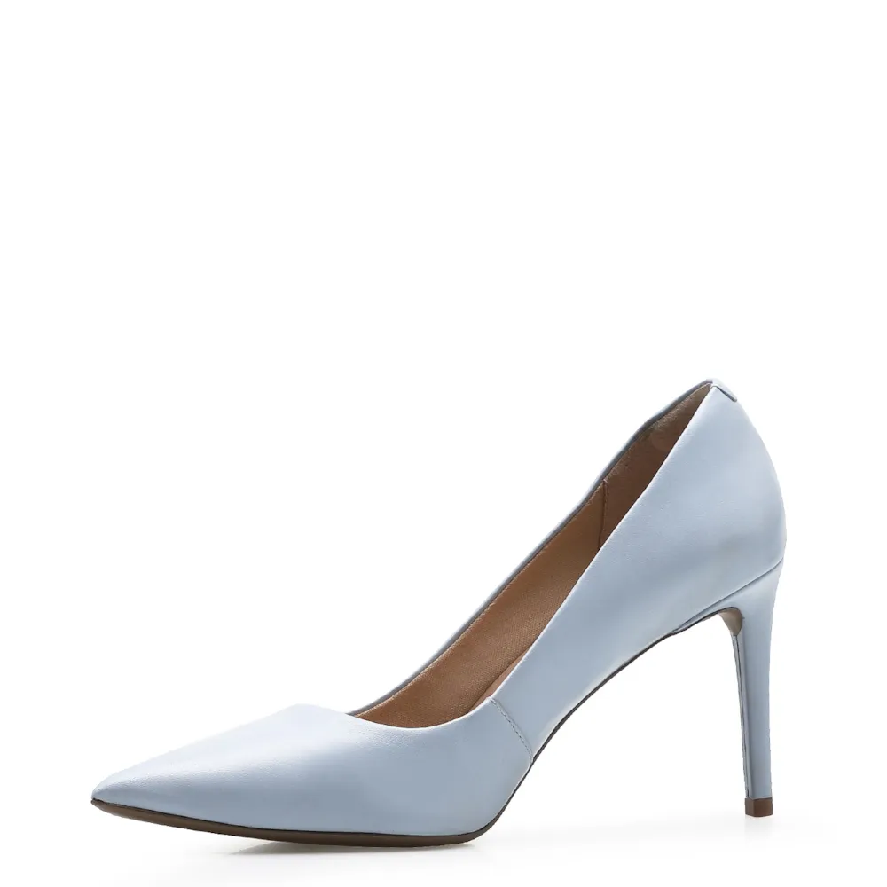Scarpin Classic Couro Azul - imagem 4