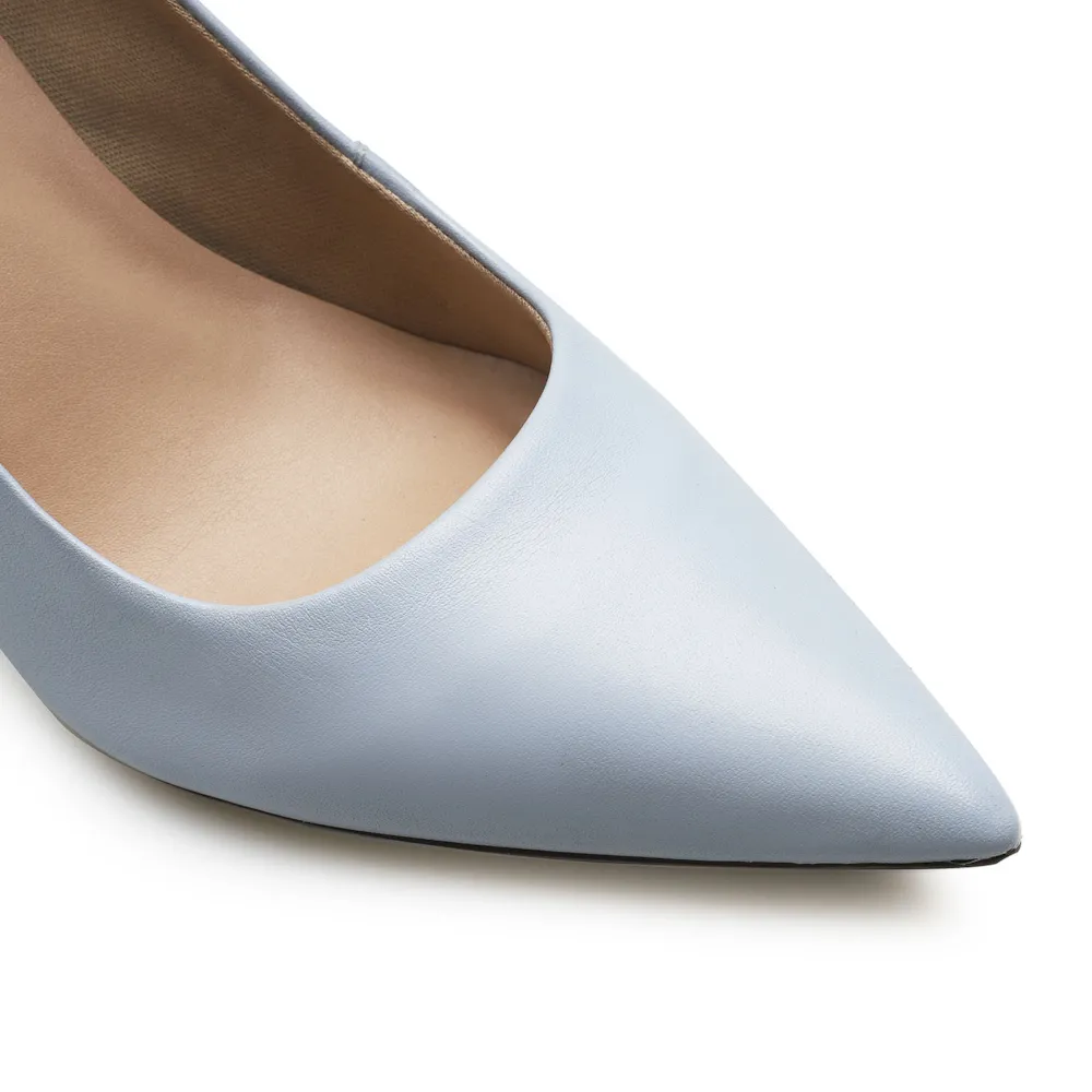 Scarpin Classic Couro Azul - imagem 6