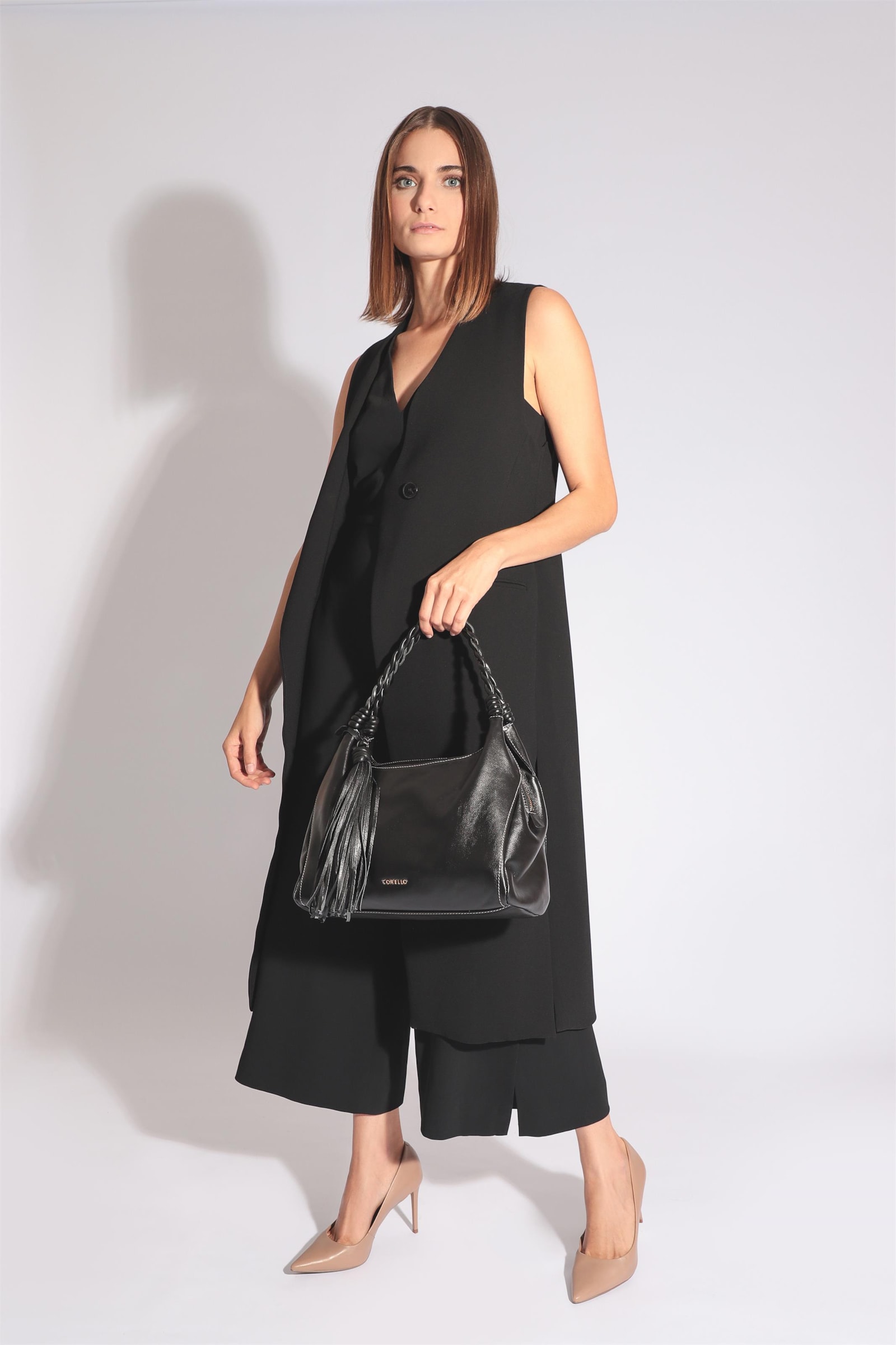 Scarpin Classic Couro Bege