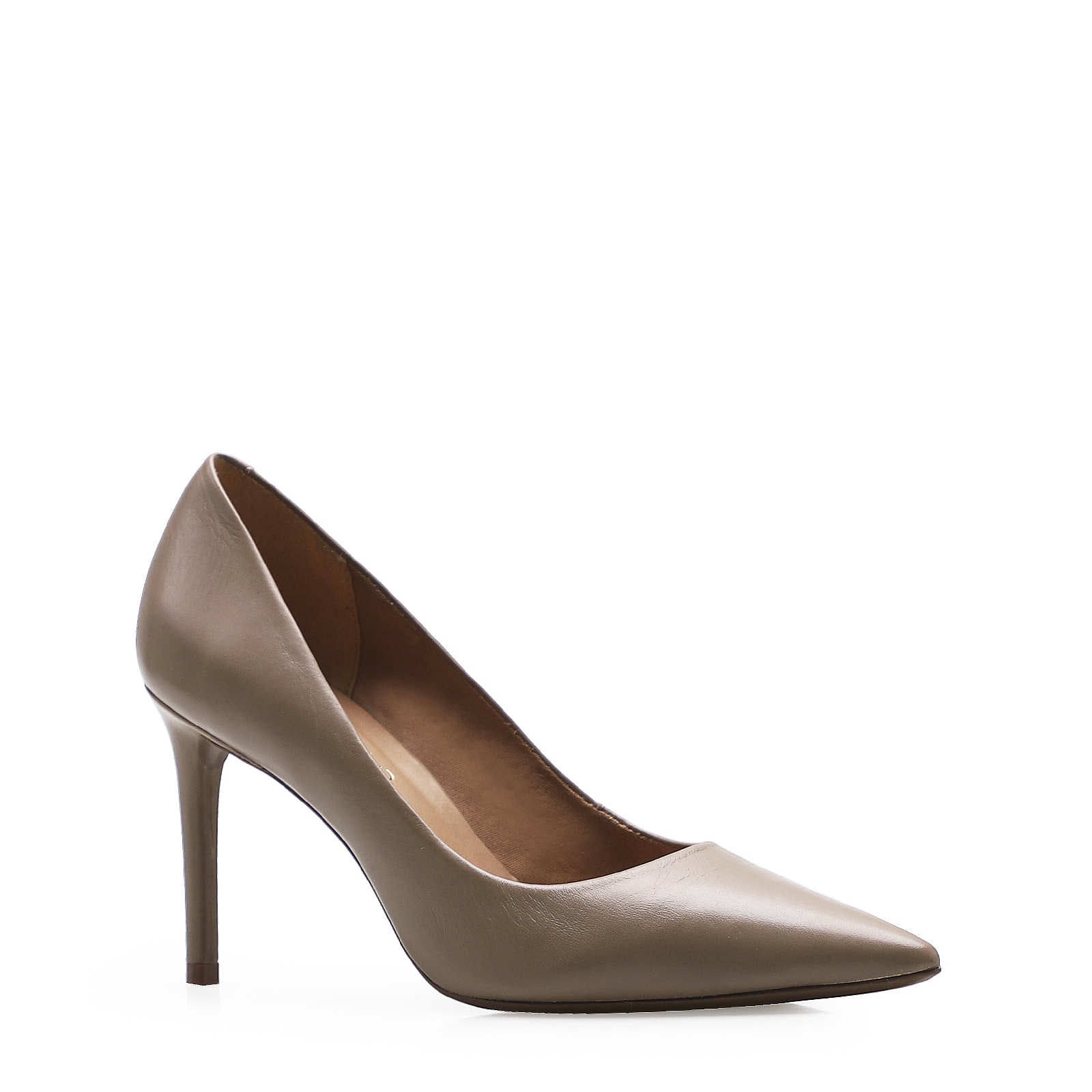 Scarpin Classic Couro Bege