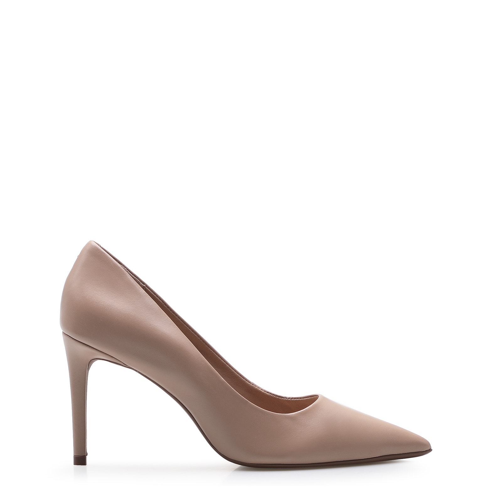 Scarpin Classic Couro Bege