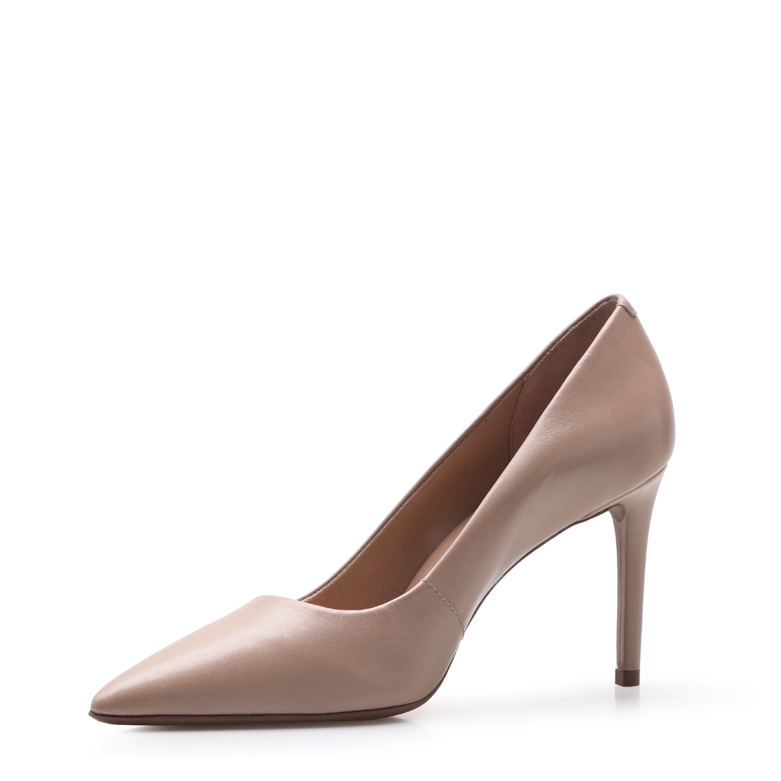 Scarpin Classic Couro Bege