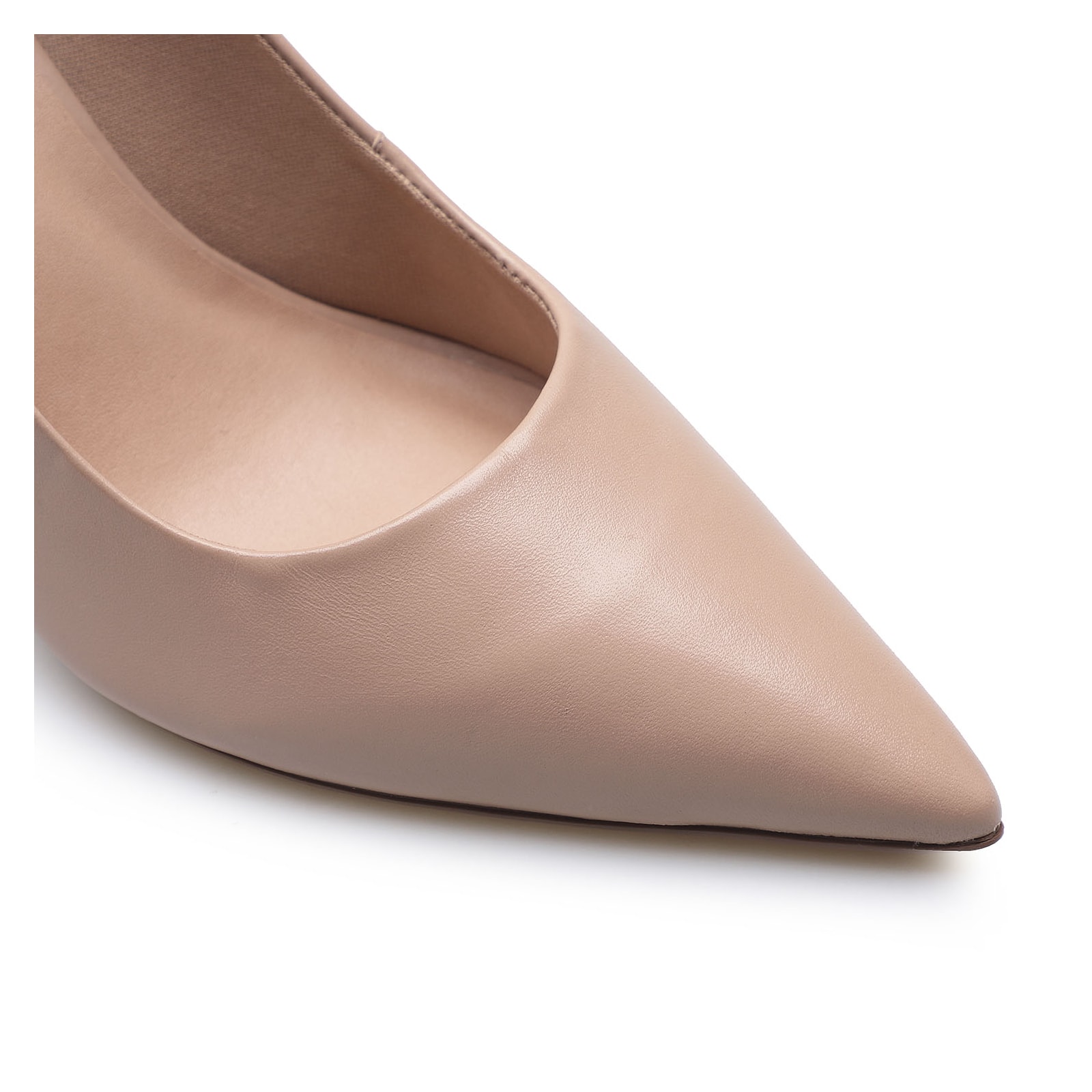 Scarpin Classic Couro Bege