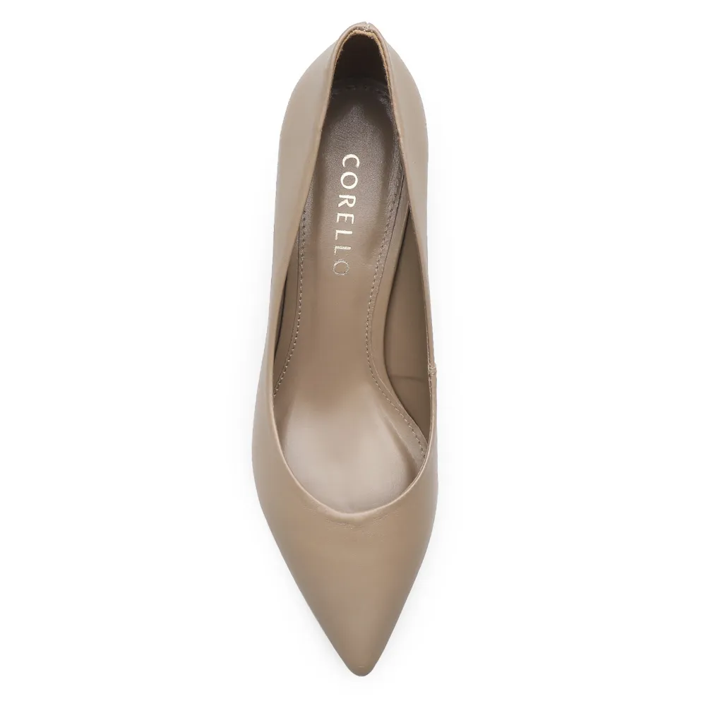Scarpin Classic Couro Bege - imagem 5