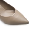 Scarpin Classic Couro Bege - imagem 6