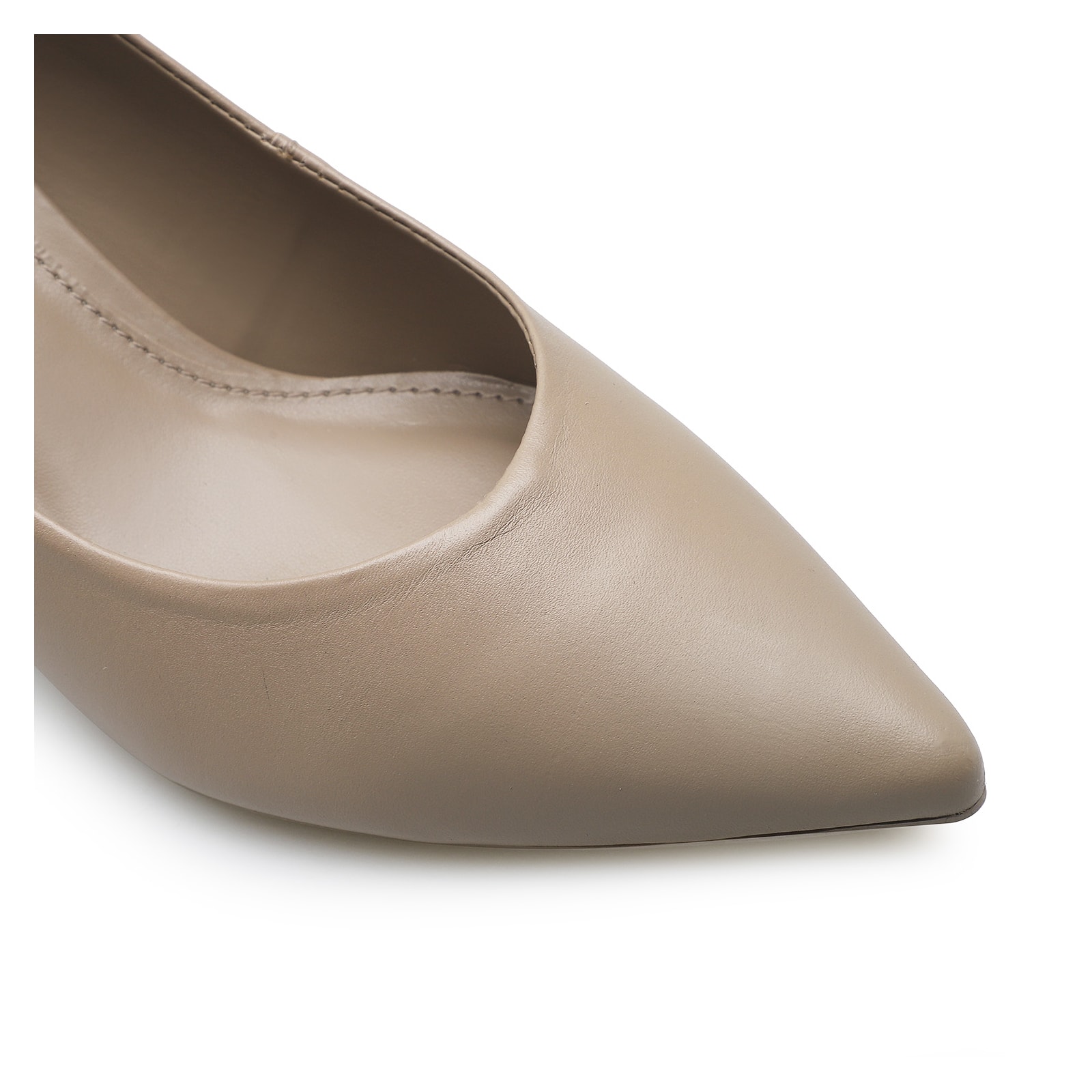 Scarpin Classic Couro Bege