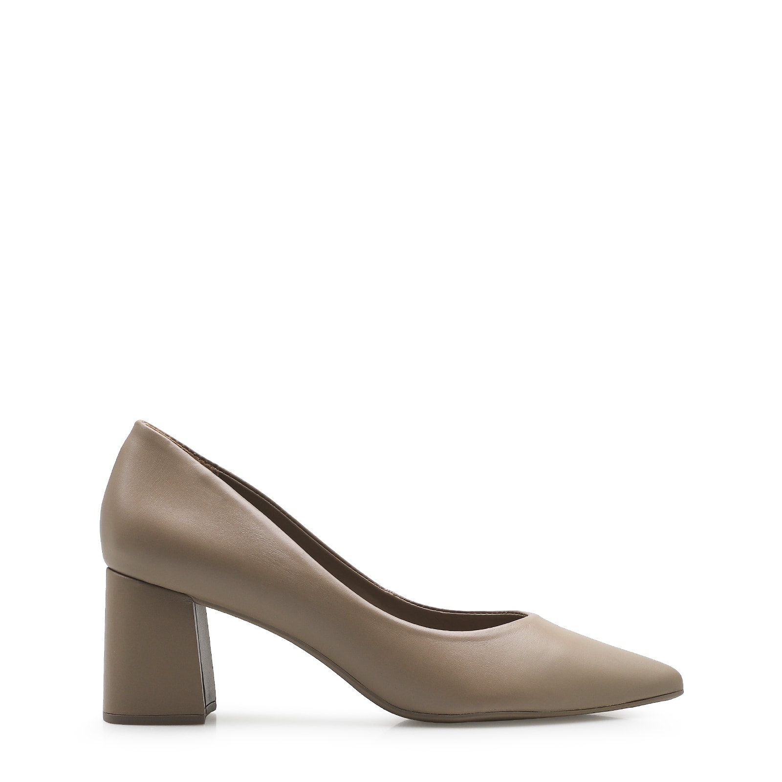Scarpin Classic Couro Bege