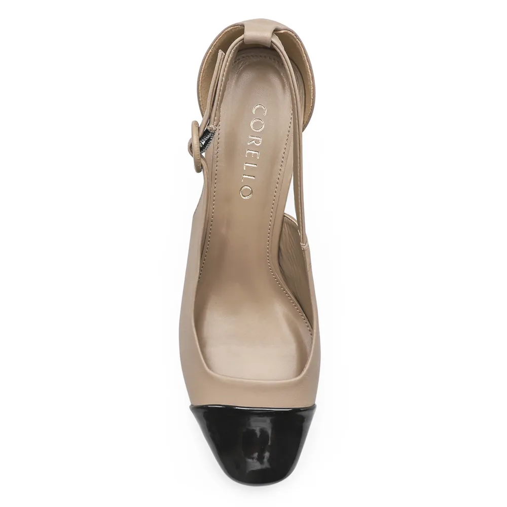 Scarpin Classic Couro Bege - imagem 5