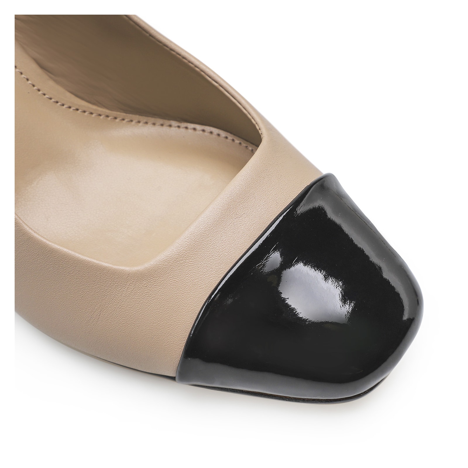Scarpin Classic Couro Bege