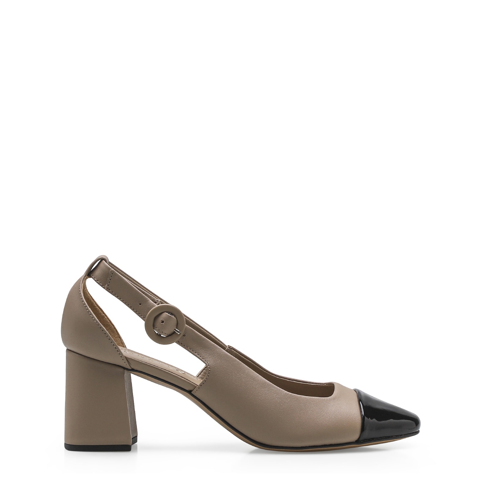 Scarpin Classic Couro Bege