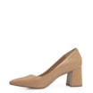 Scarpin Classic Couro Bege - imagem 4