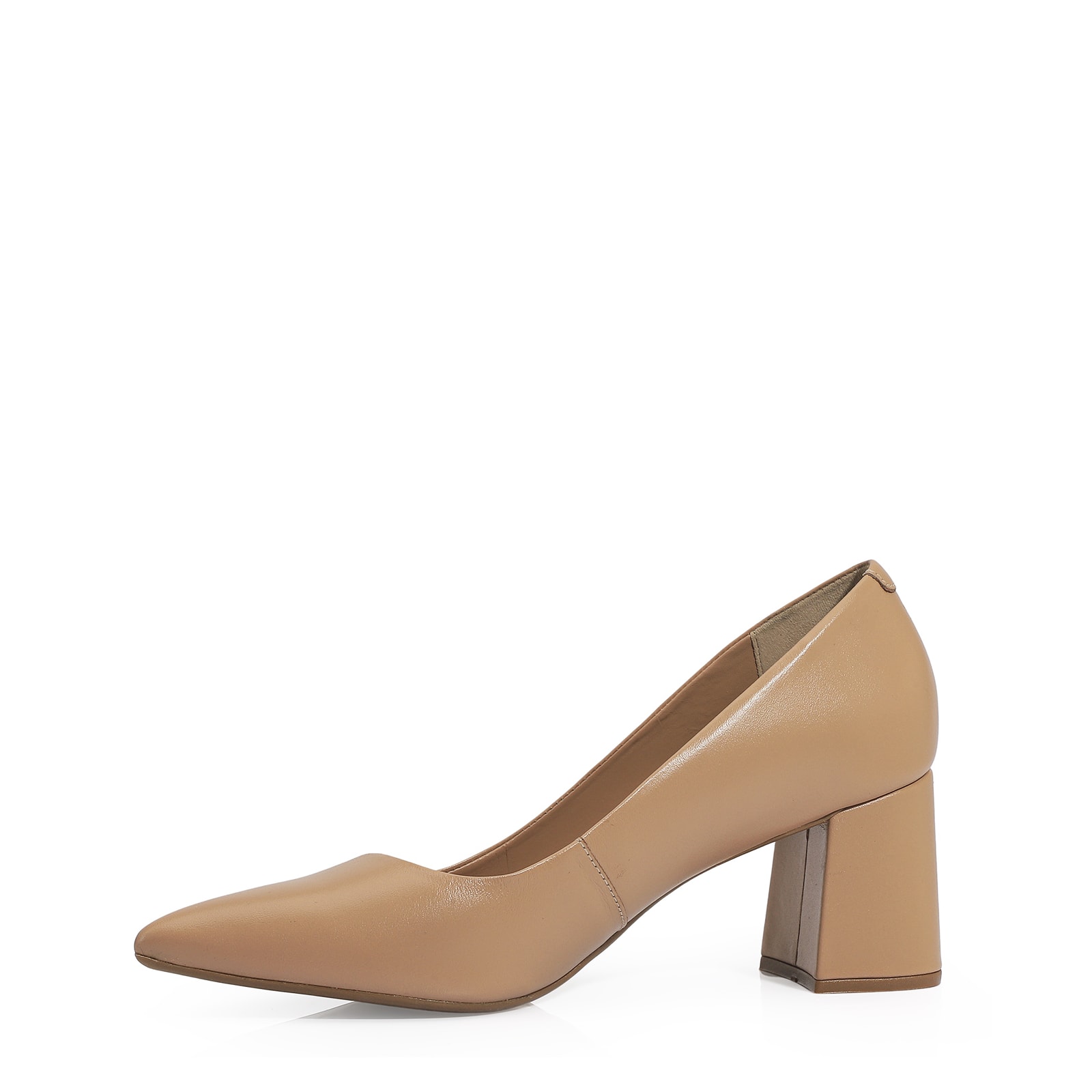 Scarpin Classic Couro Bege
