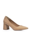 Scarpin Classic Couro Bege - imagem 1