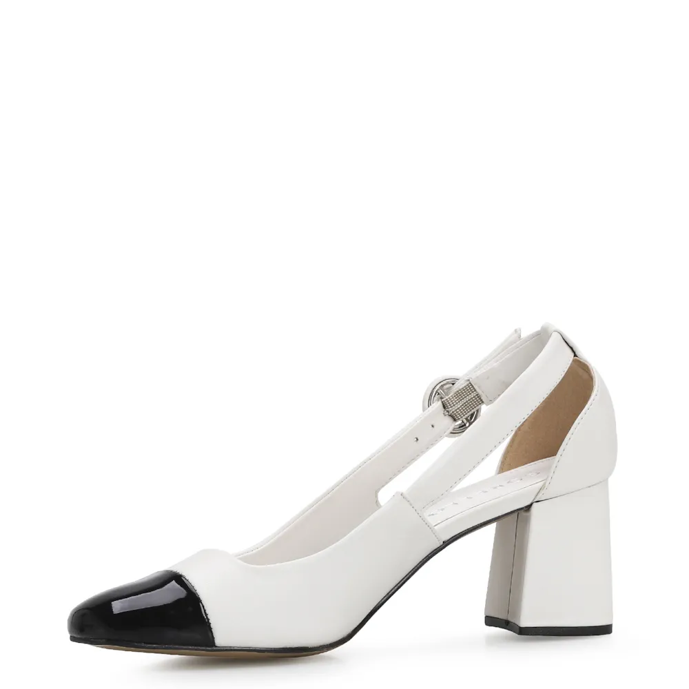 Scarpin Classic Couro Branco - imagem 4