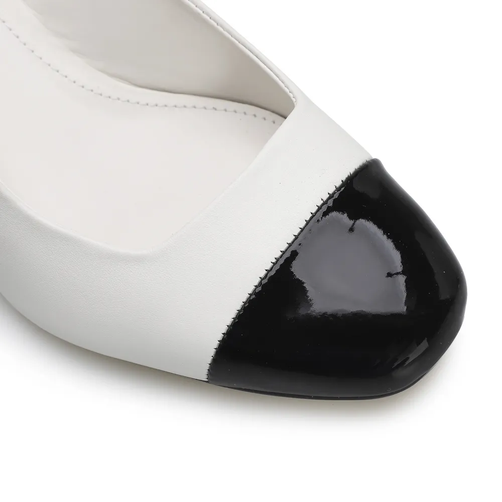Scarpin Classic Couro Branco - imagem 6