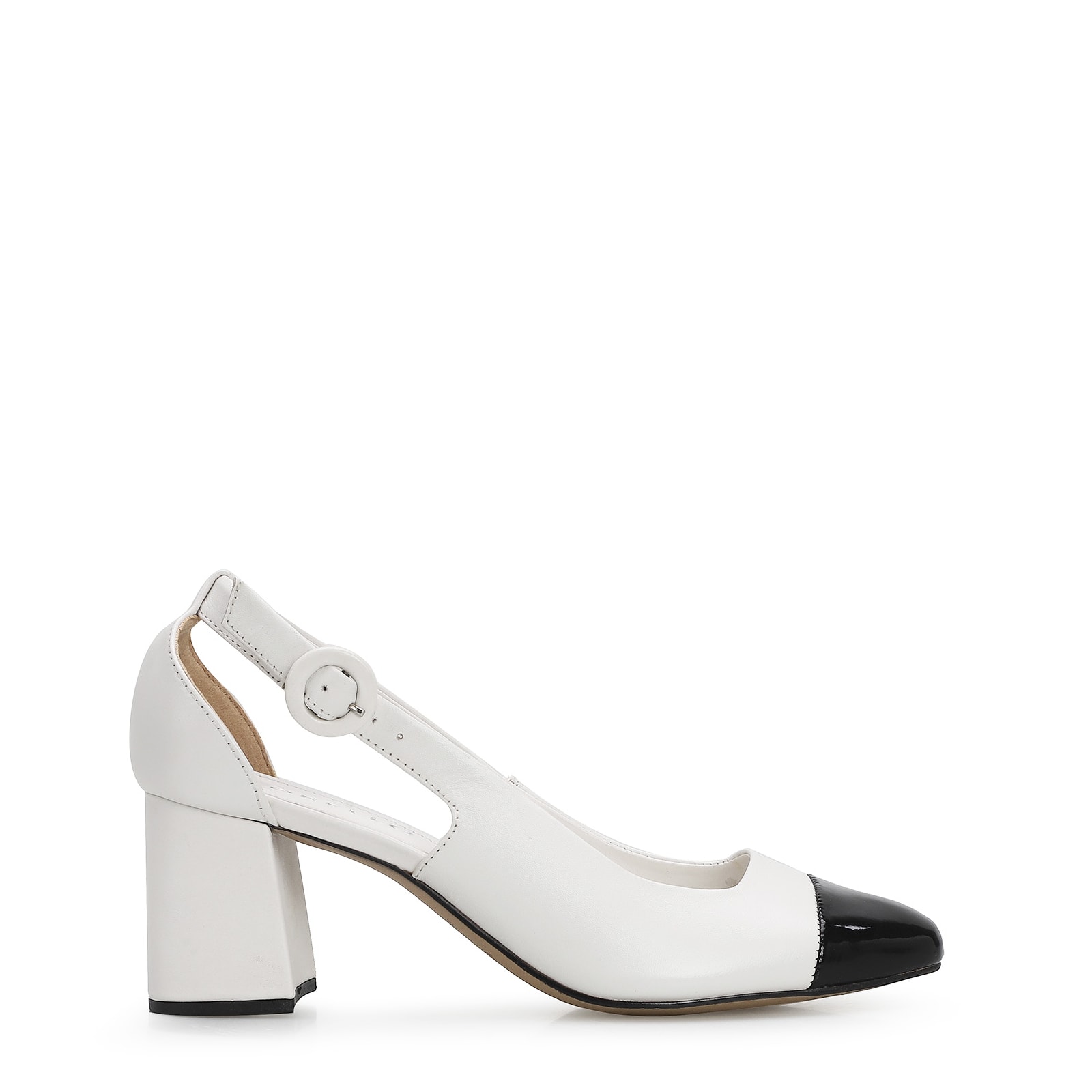 Scarpin Classic Couro Branco
