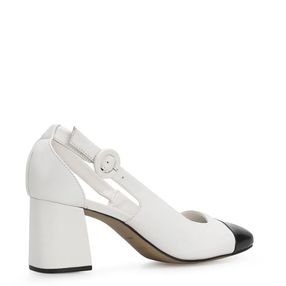 Scarpin Classic Couro Branco - imagem 3