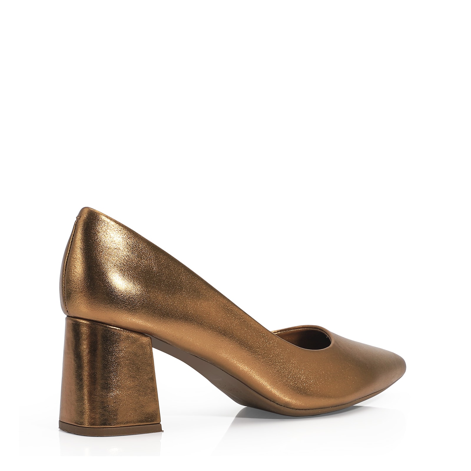 Scarpin Classic Couro Bronze