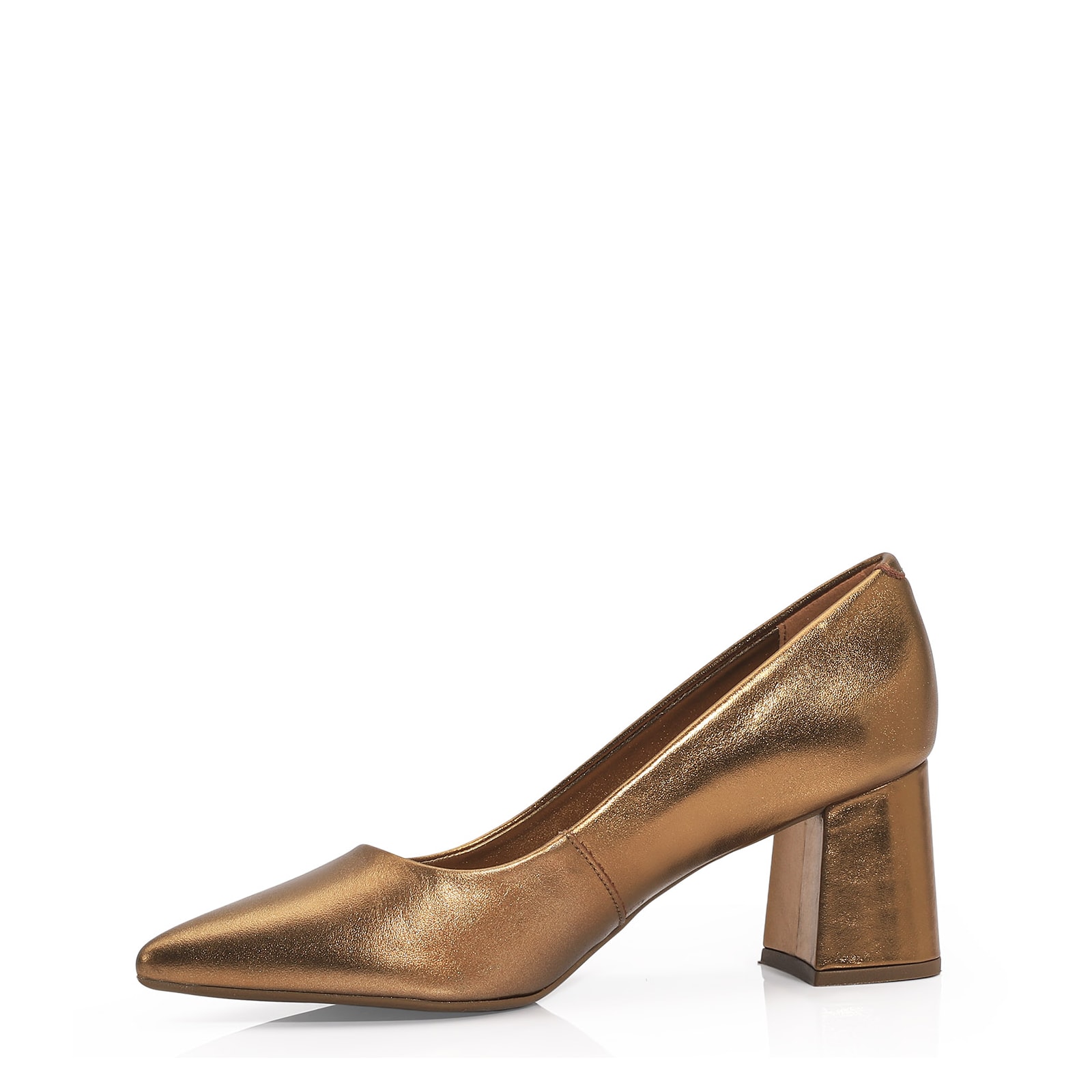 Scarpin Classic Couro Bronze