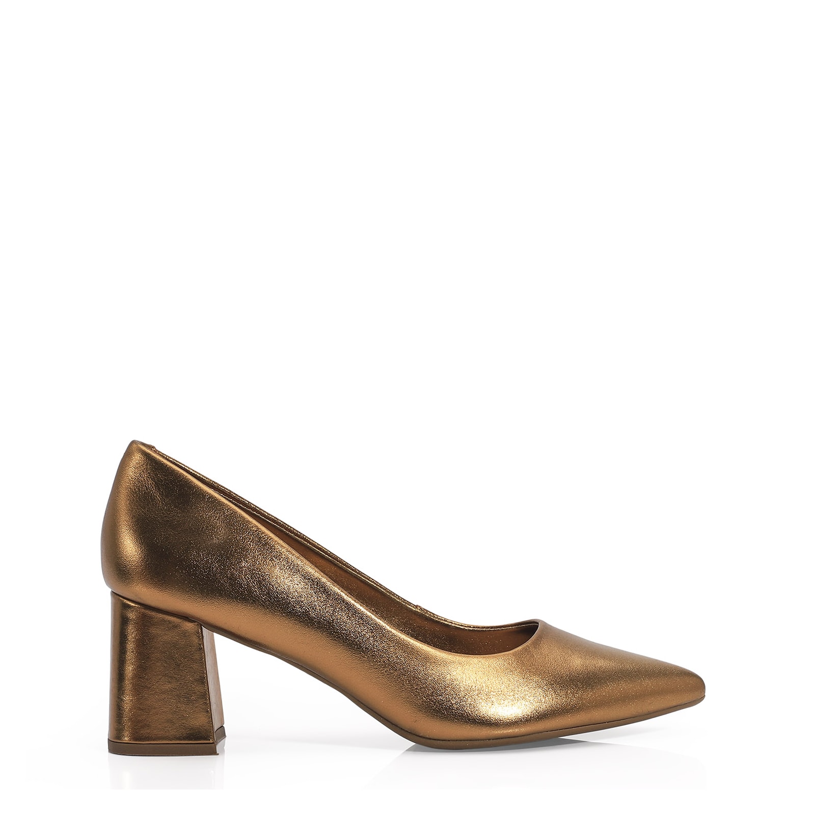 Scarpin Classic Couro Bronze