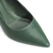 Scarpin Classic Couro Lezard Verde - imagem 6
