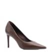 Scarpin Classic Couro Marrom - imagem 1
