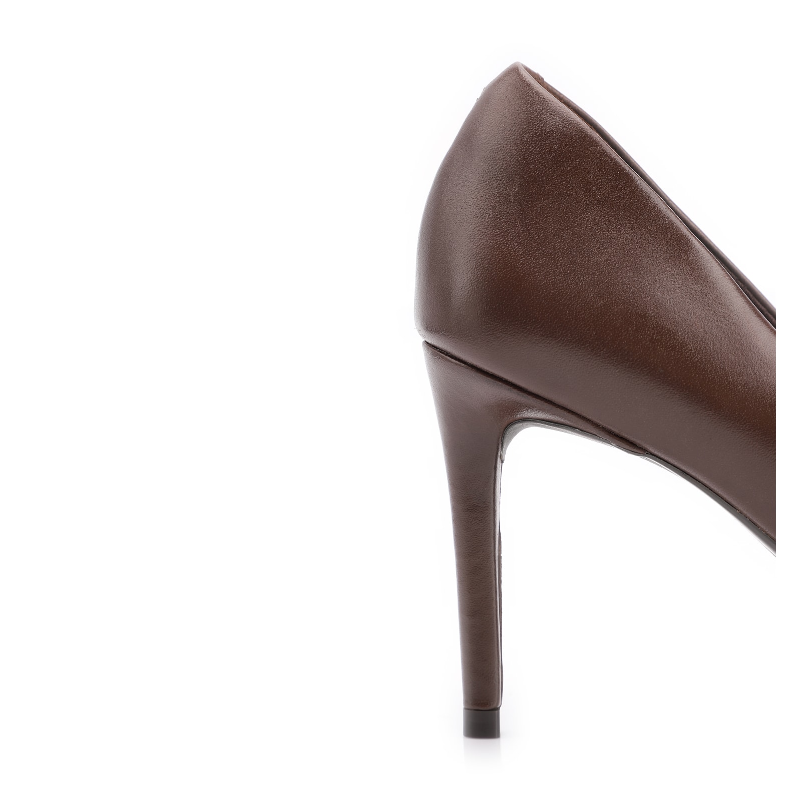 Scarpin Classic Couro Marrom
