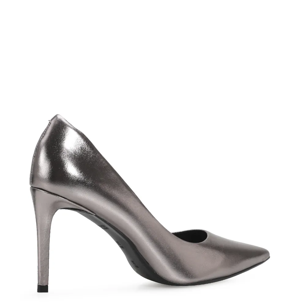 Scarpin Classic Couro Prata - imagem 3