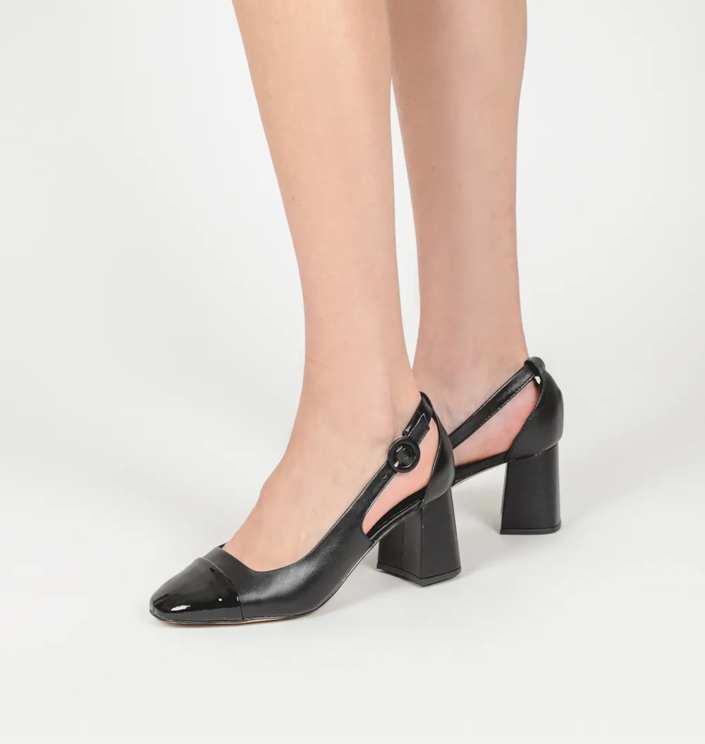 Scarpin Classic Couro Preto - imagem 2