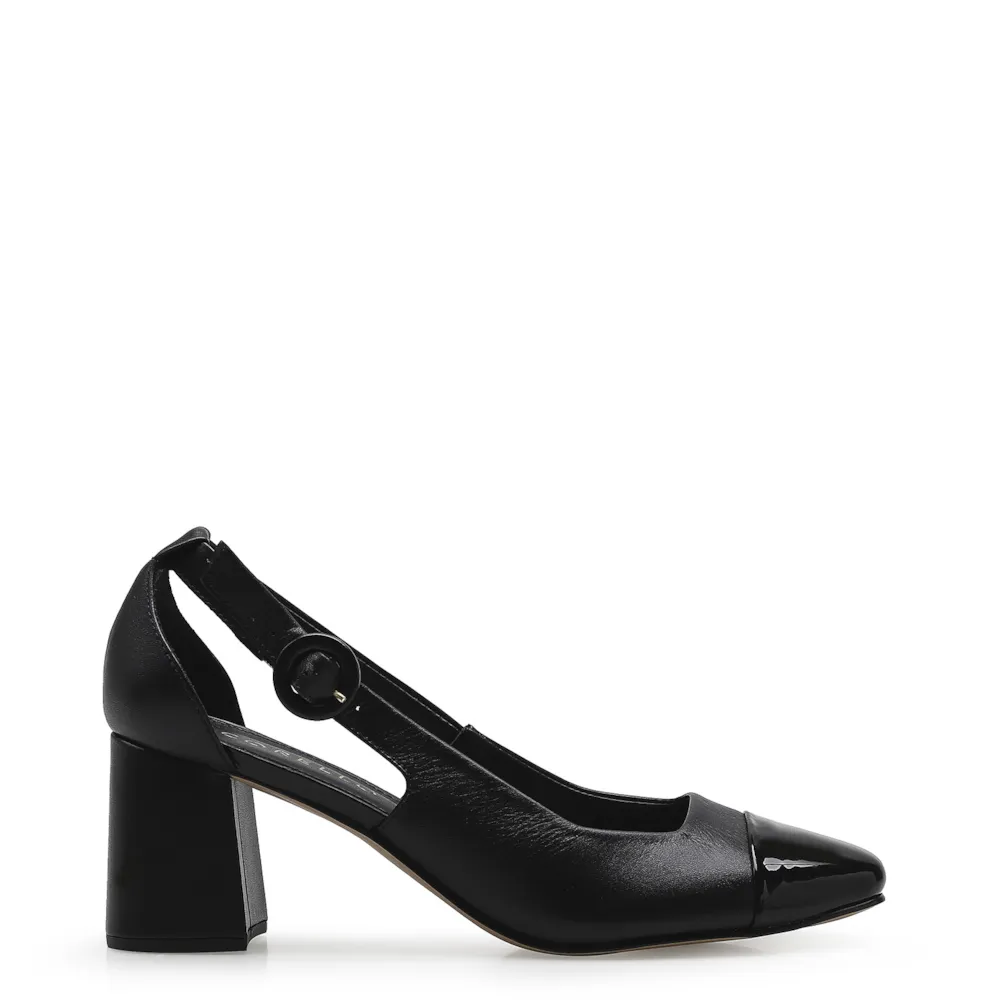 Scarpin Classic Couro Preto - imagem 3