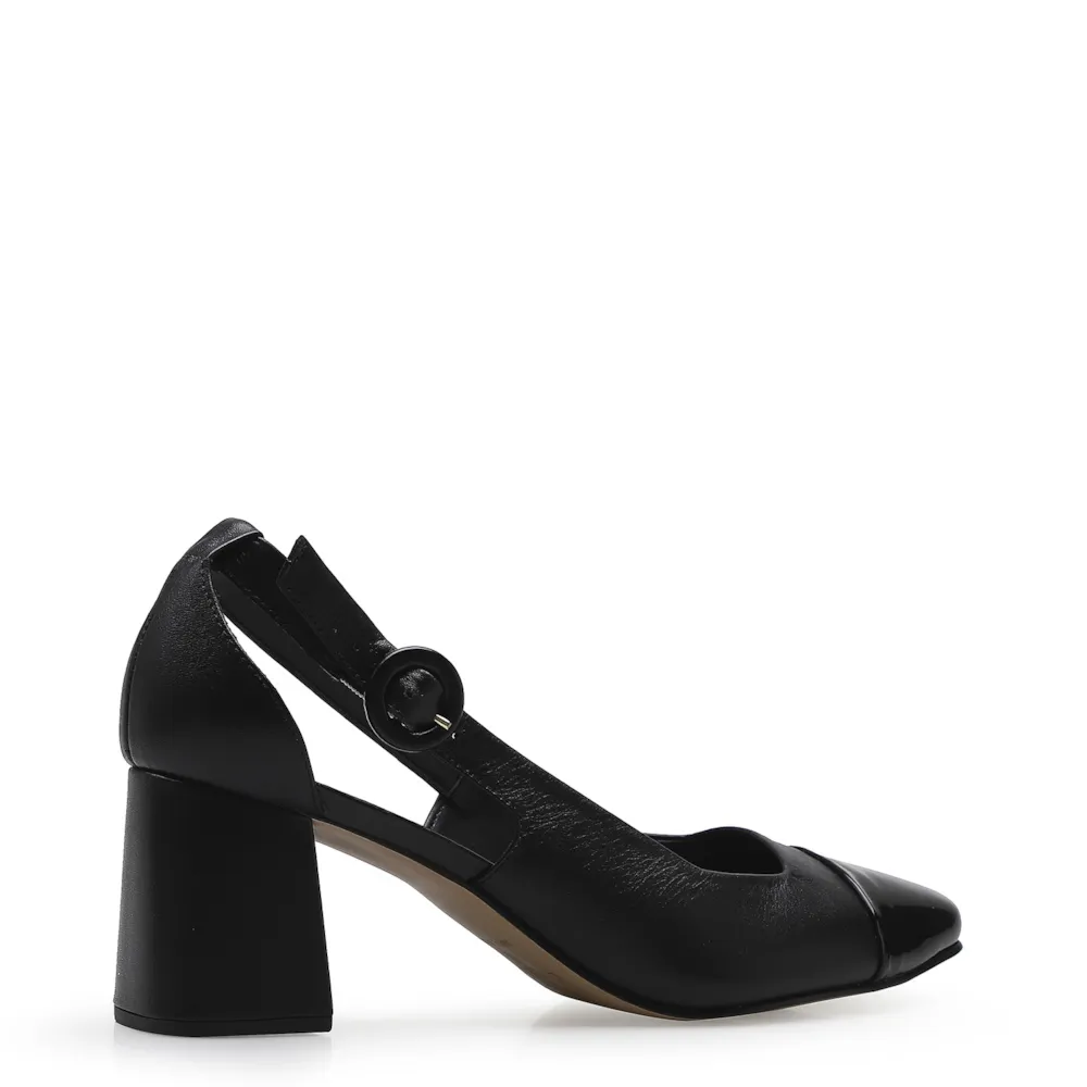 Scarpin Classic Couro Preto - imagem 4