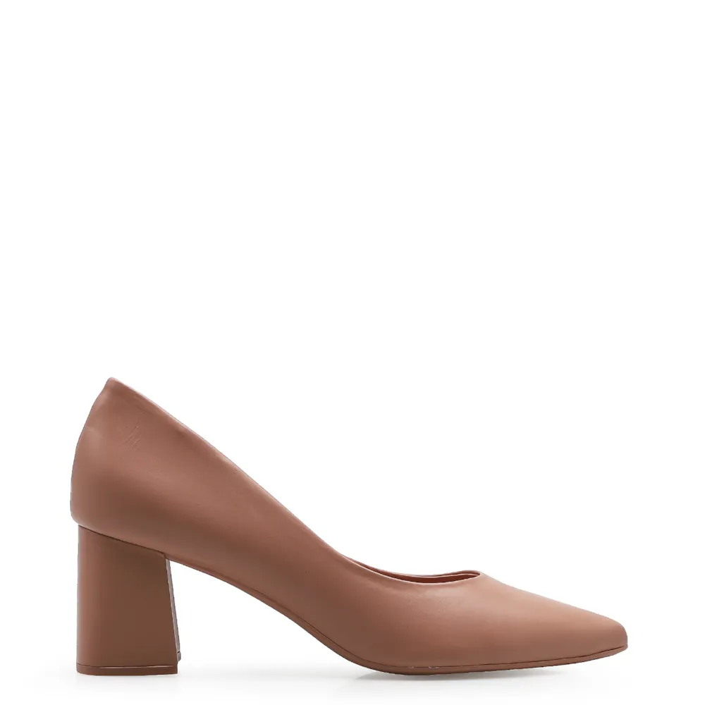 Scarpin Classic Couro Rosa - imagem 2